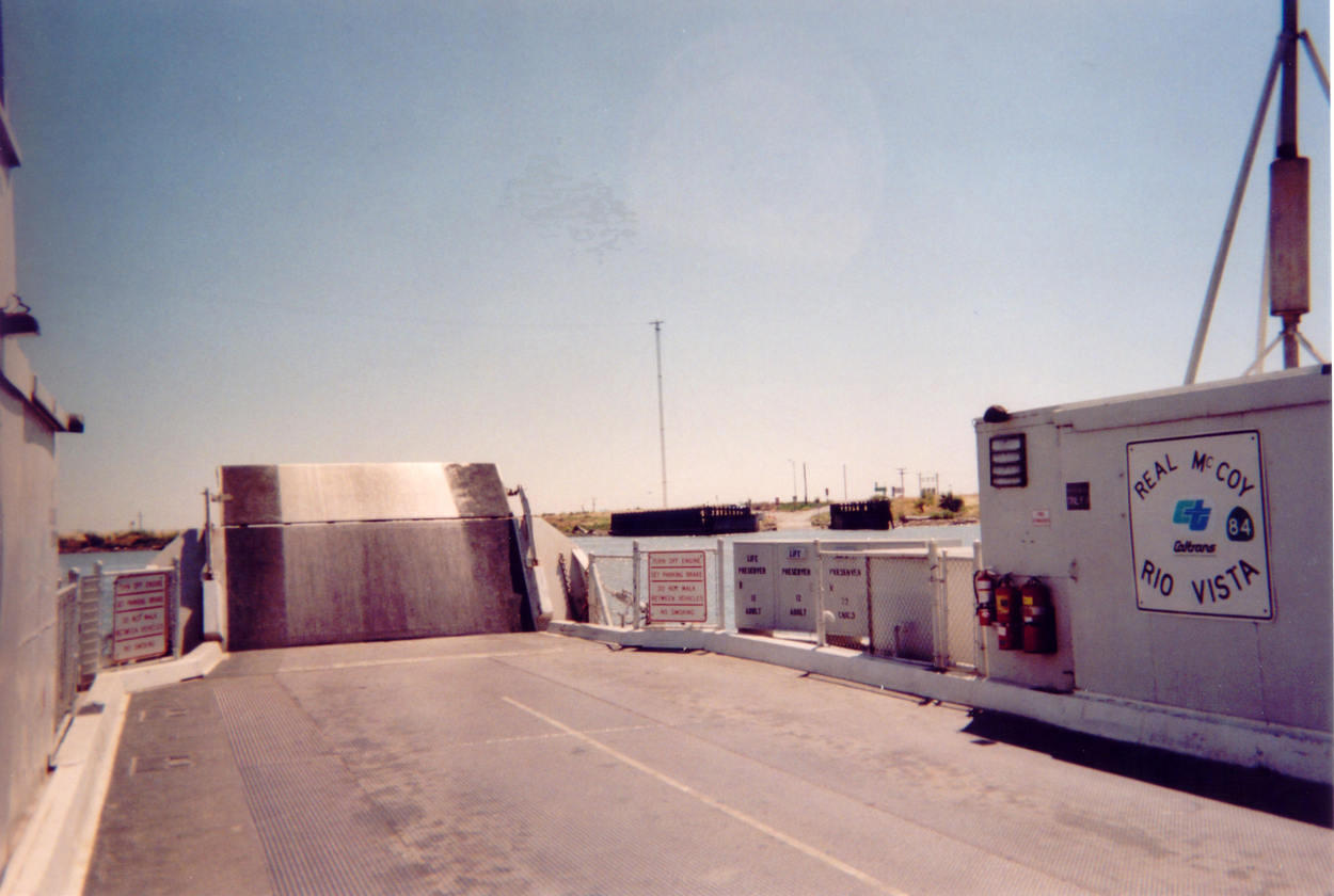 This is while on the ferry - Notice the name of the boat