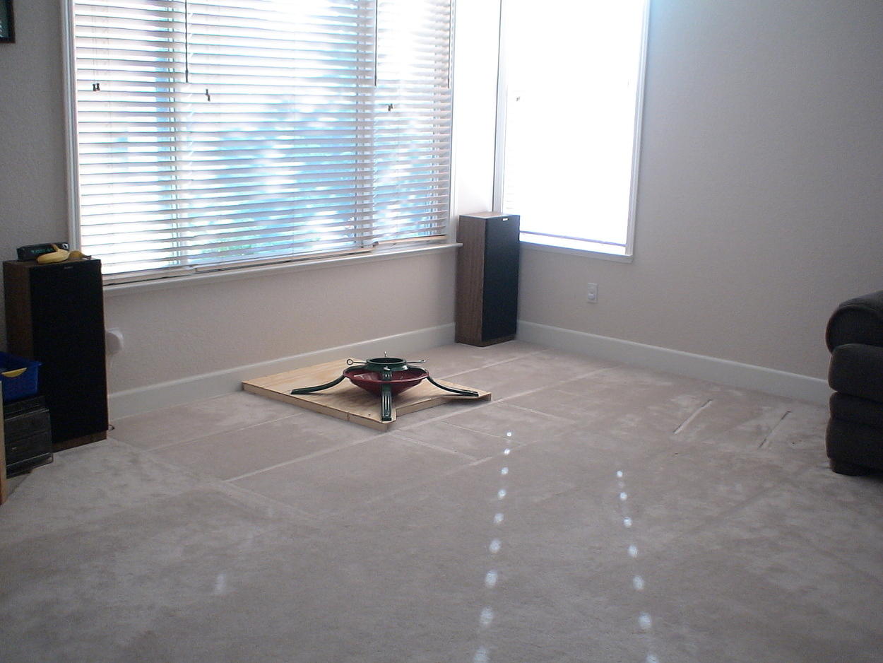 Table completely removed!  Only tree stand section remains