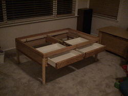 Table with removable top removed